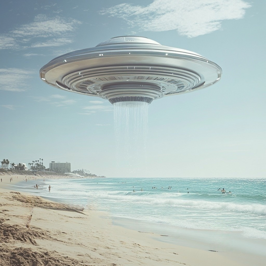 Beach Ufo Diamond Art Kit