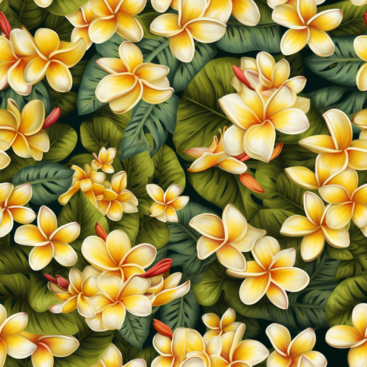 Plumeria Flowers Diamond Art Kit