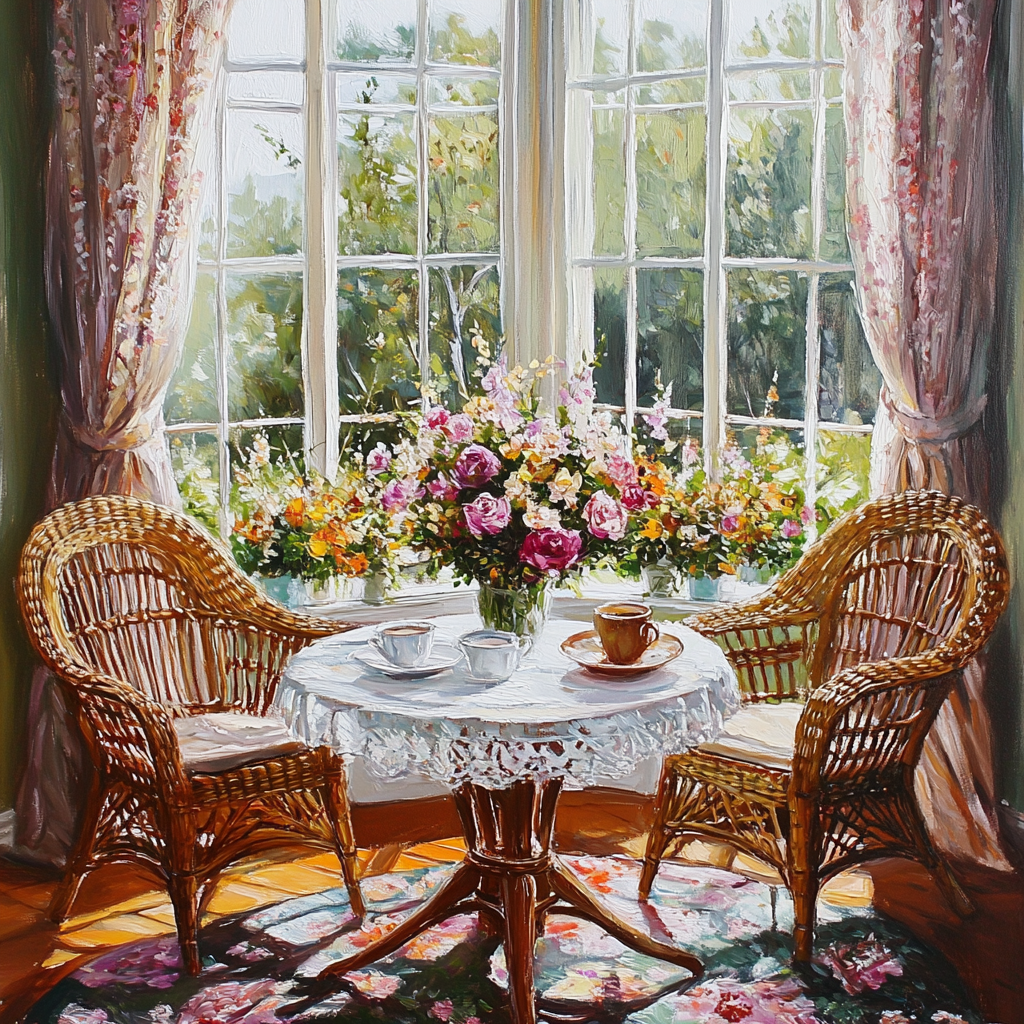 Tea For Two Nook Diamond Art Kit