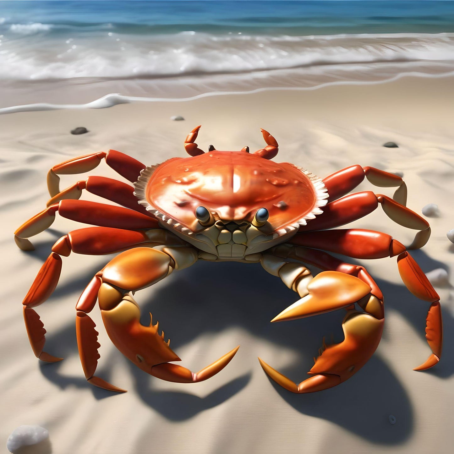 Crab On The Beach Diamond Art Kit