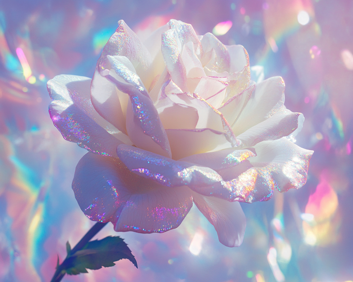 White Rose Diamond Art Kit