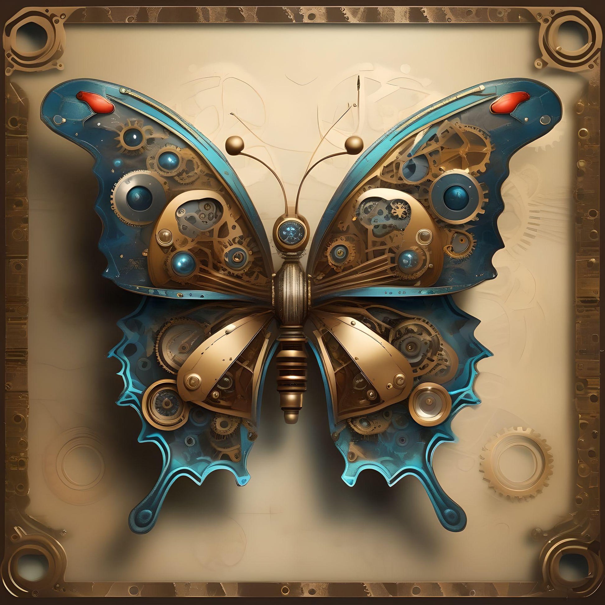 Steampunk Butterfly Diamond Art Kit