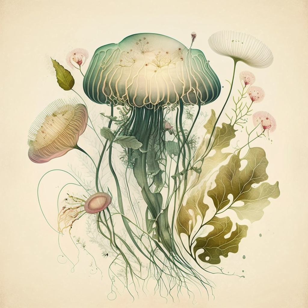 Green Jellyfish Diamond Art Kit