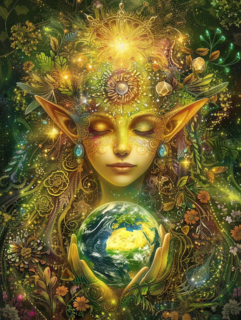 Elf And Sphere Diamond Art Kit