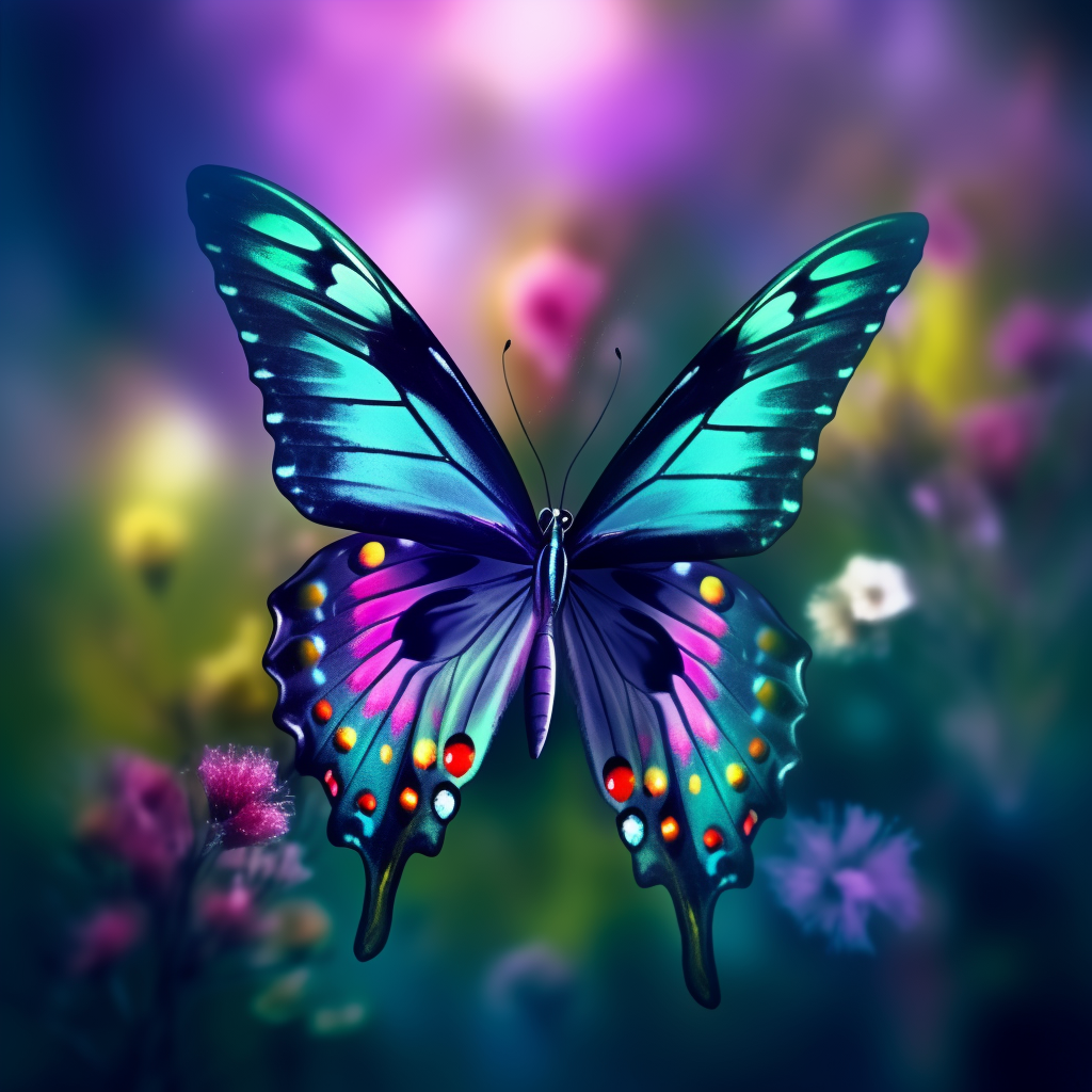 Green Wing Butterfly Diamond Art Kit