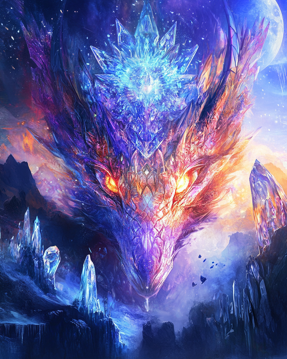 Crystal Head Dragon Diamond Art Kit
