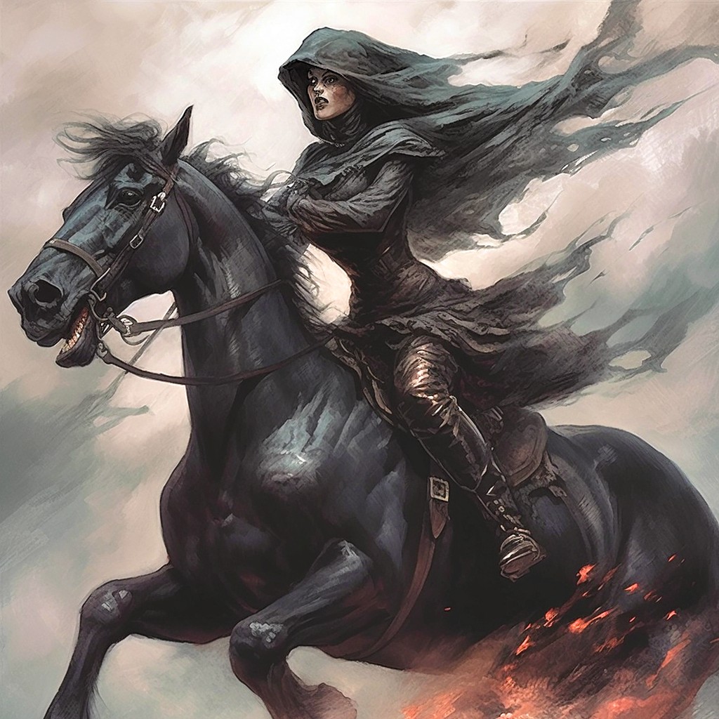 Blackhorse Woman Rider Diamond Art Kit