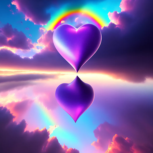Purpleheart Clouds Diamond Art Kit