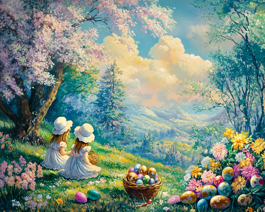 Easter Egg Hunt Treasure Diamond Art Kit