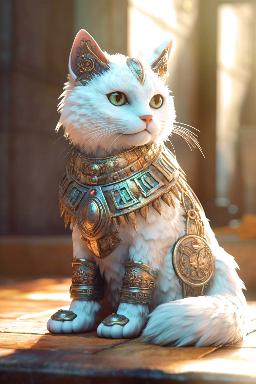 Armor Cat Diamond Art Kit
