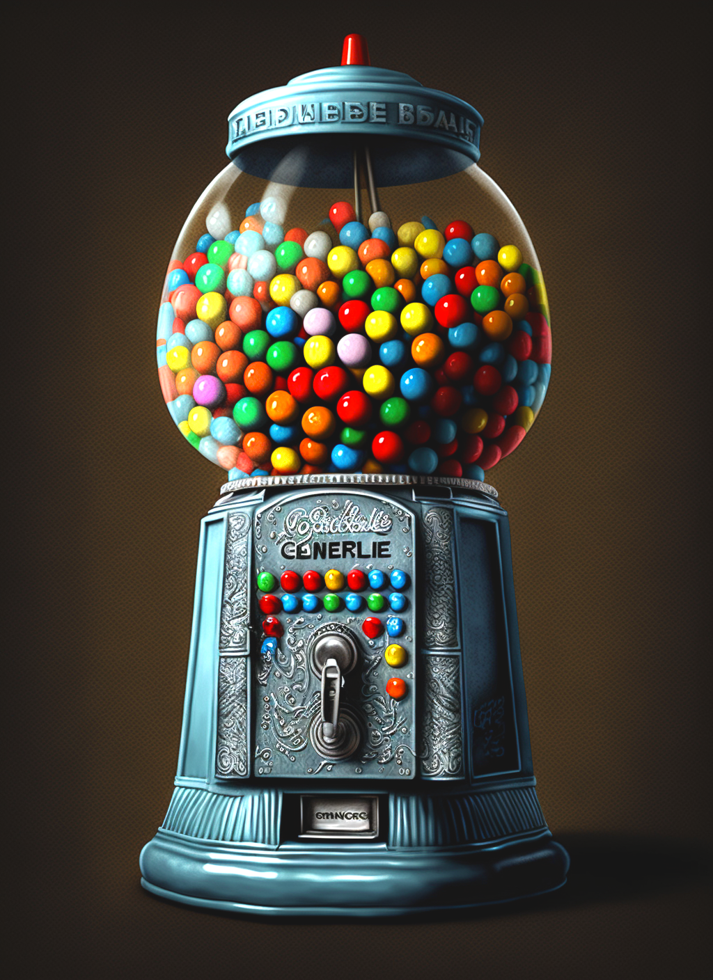Old Gumball Machine Diamond Art Kit