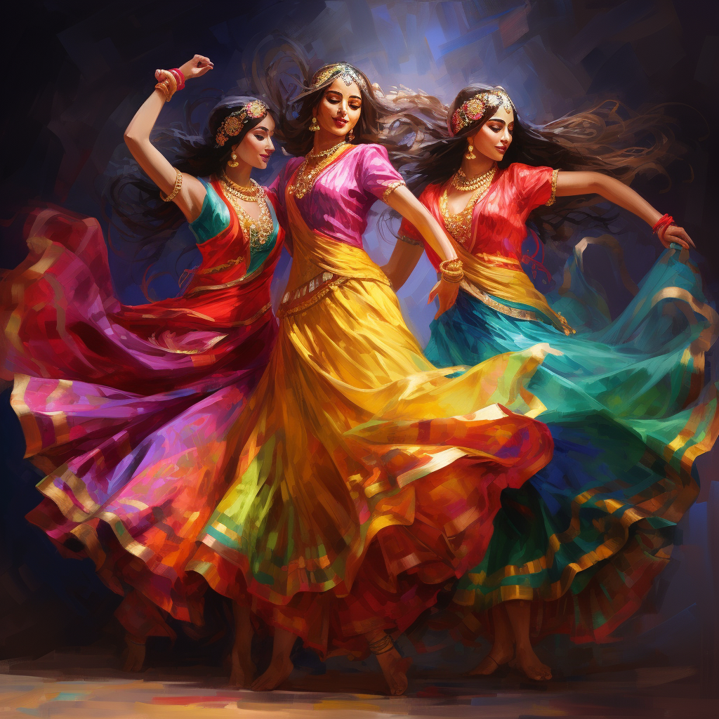 Indian Dancing Girls Diamond Art Kit