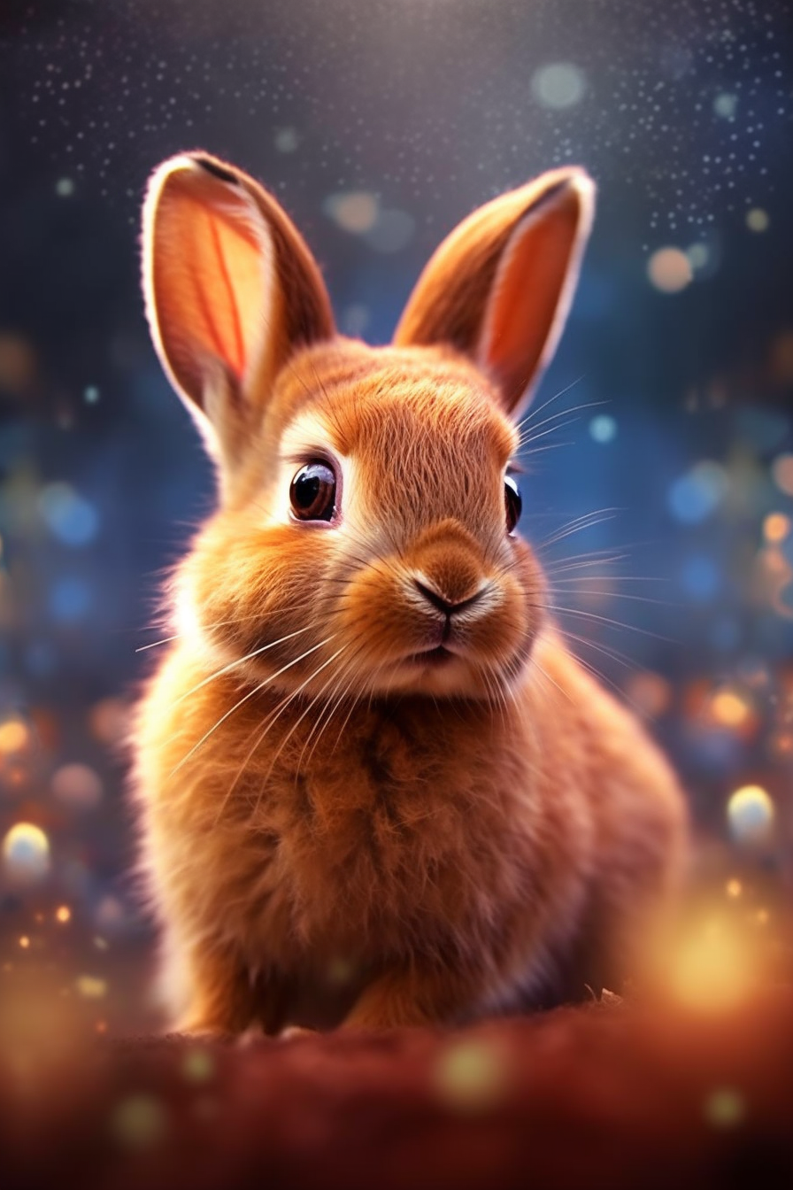 Little Brown Bunny Diamond Art Kit