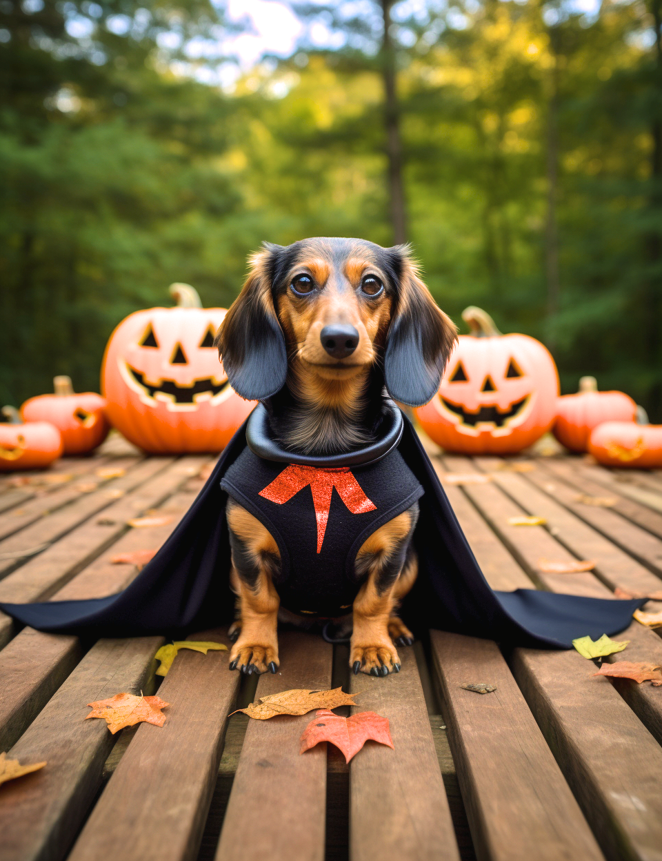 Vampire Dachshund Diamond Art Kit