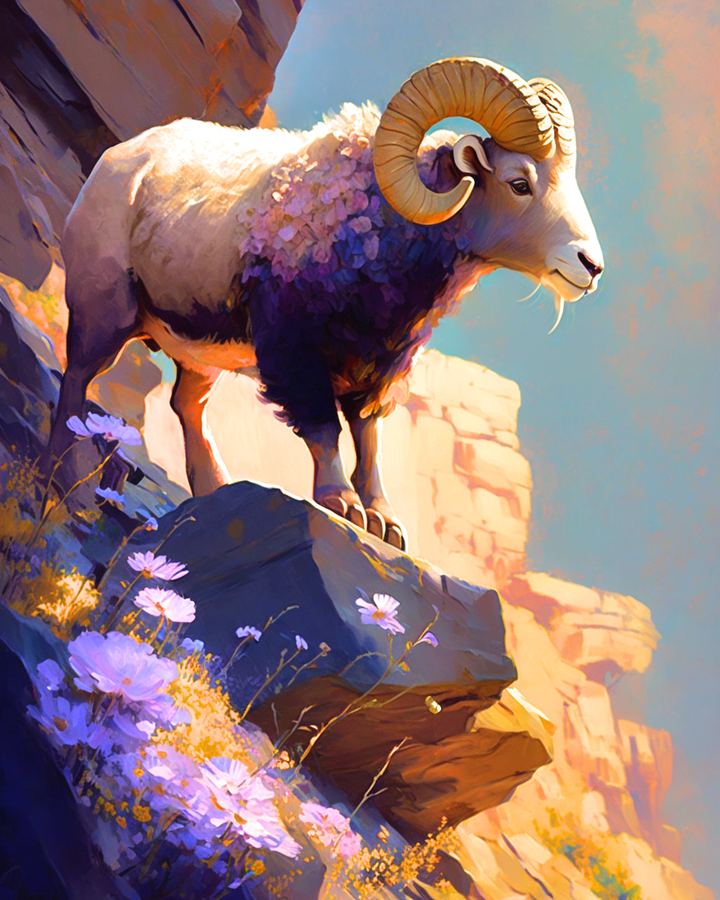Ram Mountain Diamond Art Kit