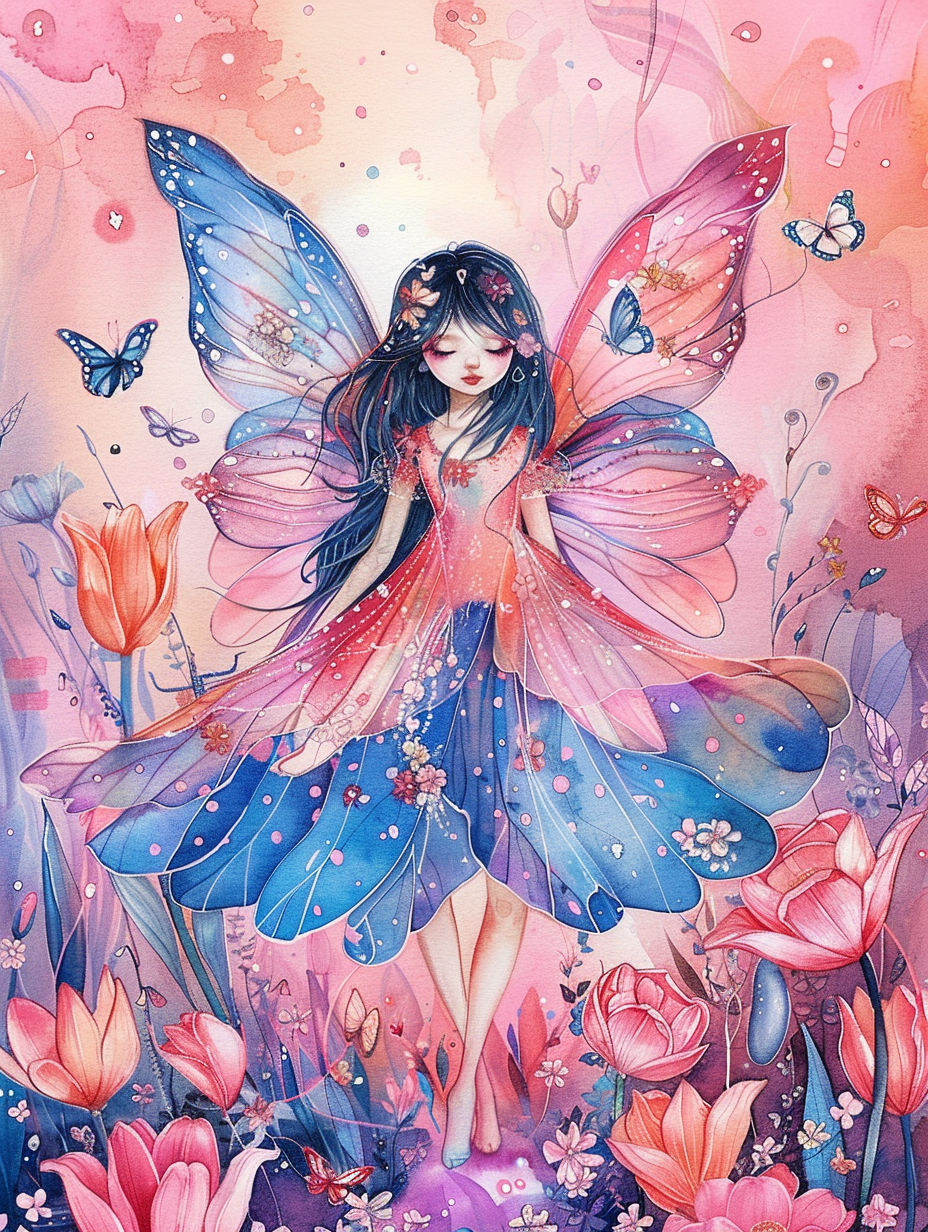 Fluttering Dress Fairy Diamond Art Kit