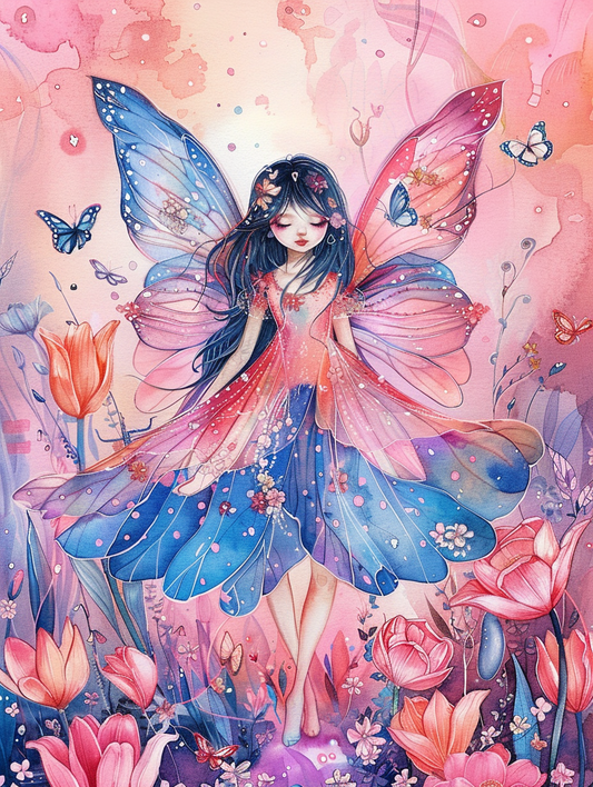 Fluttering Dress Fairy Diamond Art Kit