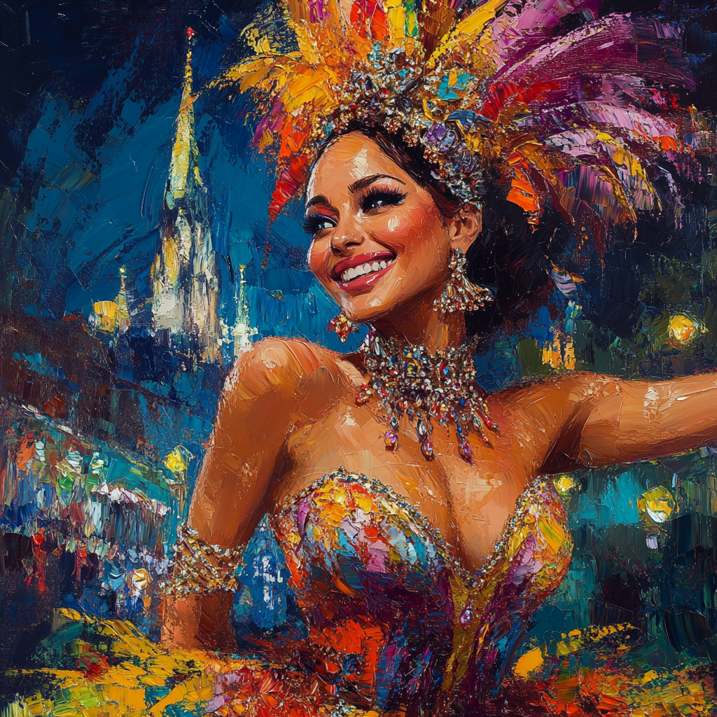 Mardi Gras Dancer Diamond Art Kit