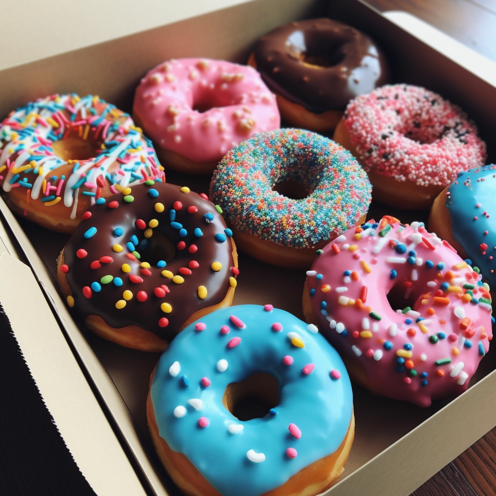 Box Of Donuts Diamond Art Kit