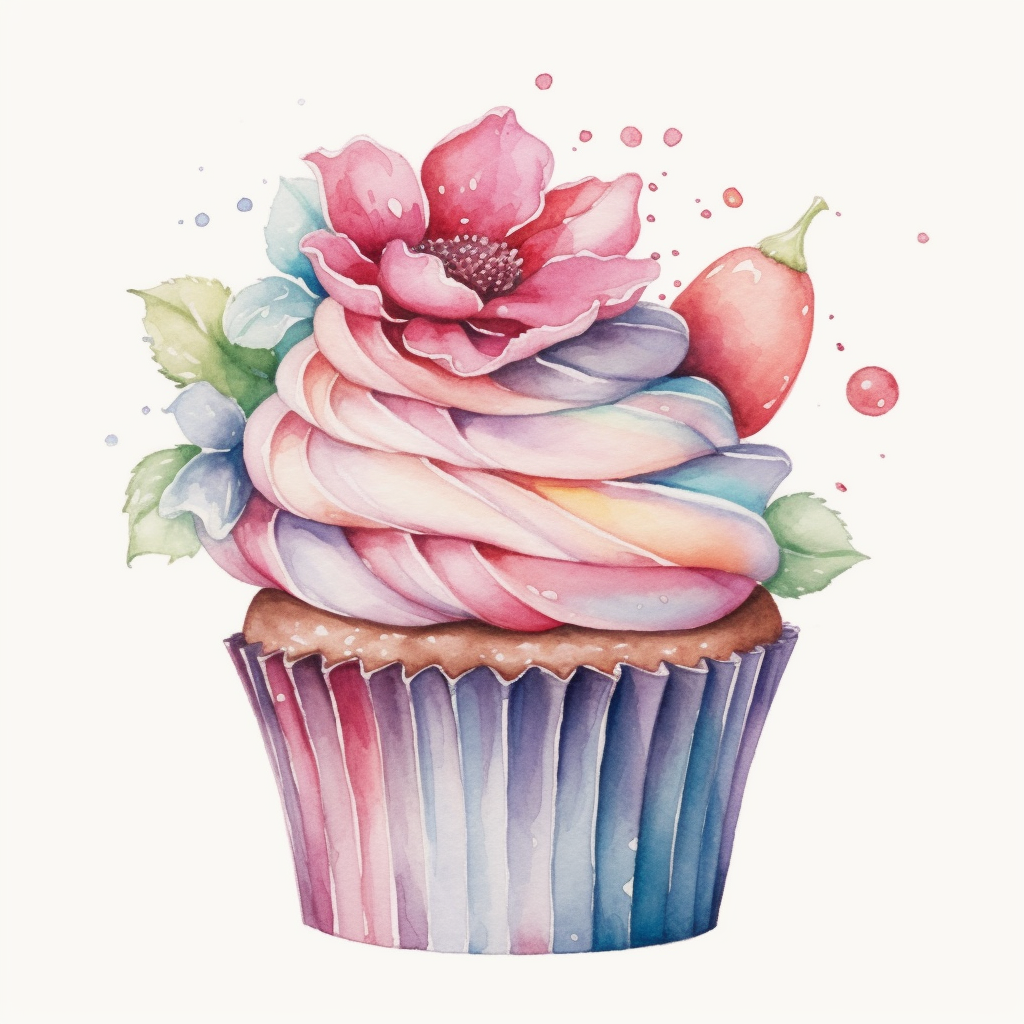Swirl Frosting Cupcake Diamond Art Kit