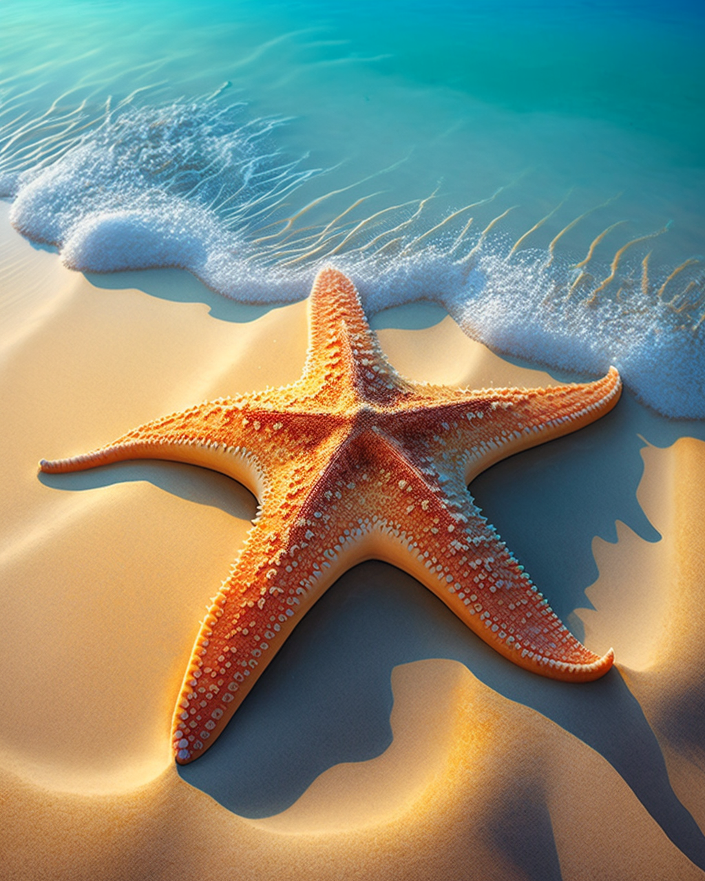 Starfish In The Sand Diamond Art Kit