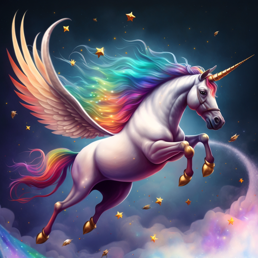 Gold Horn Flying Ali Corn Diamond Art Kit
