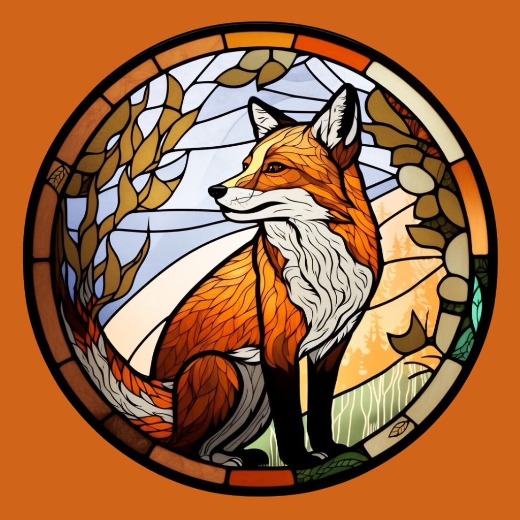 Redfox Circle Diamond Art Kit