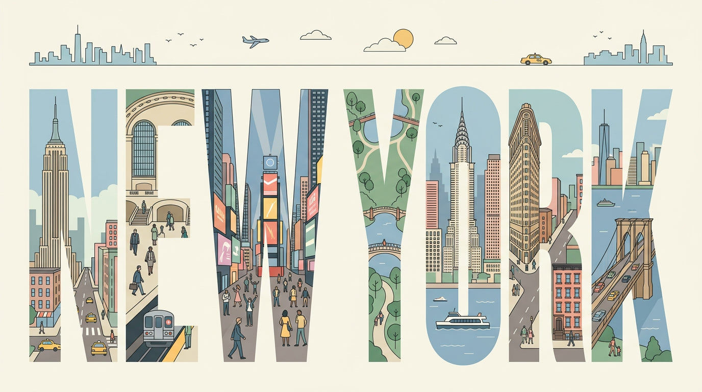 New York Poster Diamond Art Kit