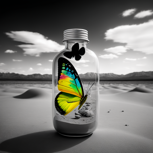 Butterfly In A Bottle Diamond Art Kit