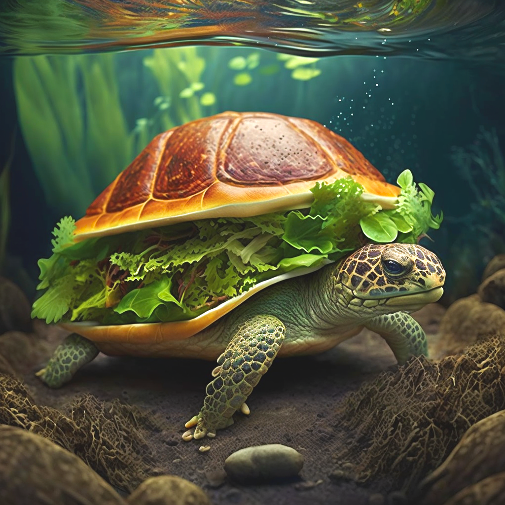 Turtle Sandwich Diamond Art Kit