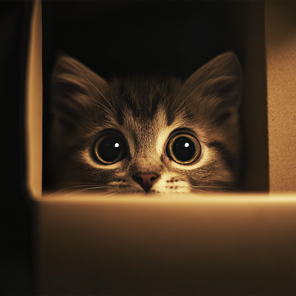 Kitten In A Box Diamond Art Kit