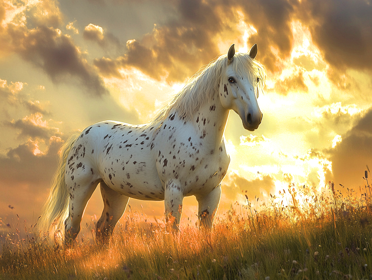 Settings Unspotted Mare Diamond Art Kit