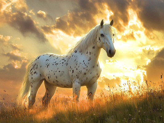 Settings Unspotted Mare Diamond Art Kit