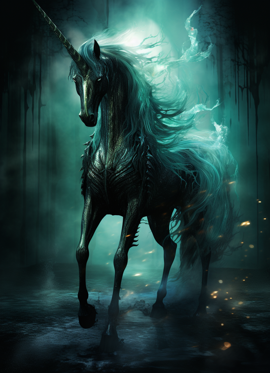 Green Smoke Unicorn Diamond Art Kit