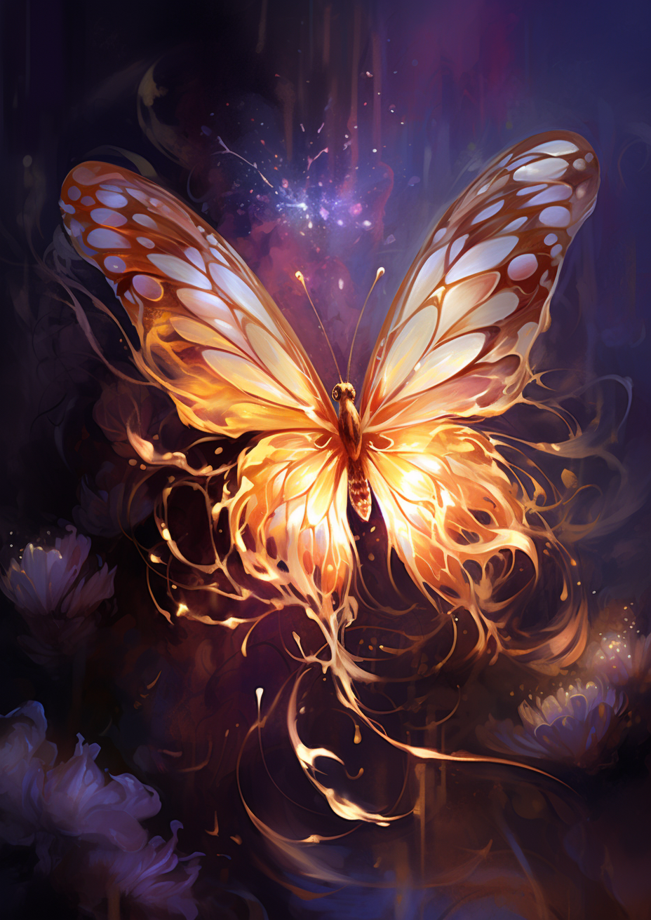 Firey Butterfly Diamond Art Kit