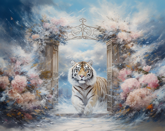 Golden Gates Tiger Diamond Art Kit