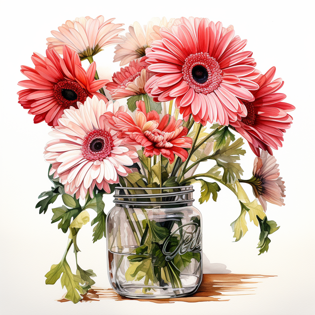 Jar Of Daisies Diamond Art Kit