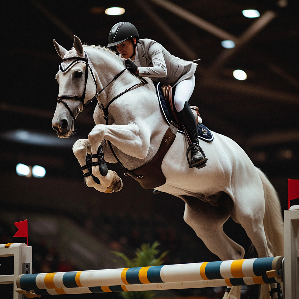Whitehorse Jumping Diamond Art Kit
