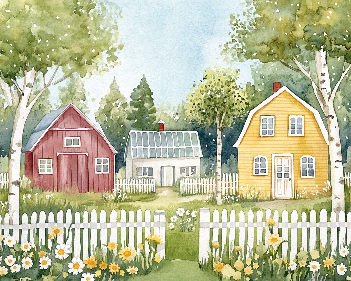 Yellow Flower Farm Diamond Art Kit