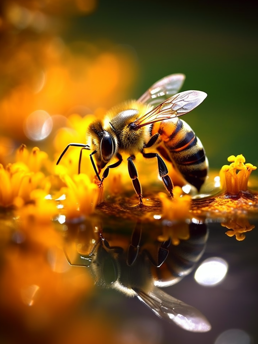 Bee By The Water Diamond Art Kit