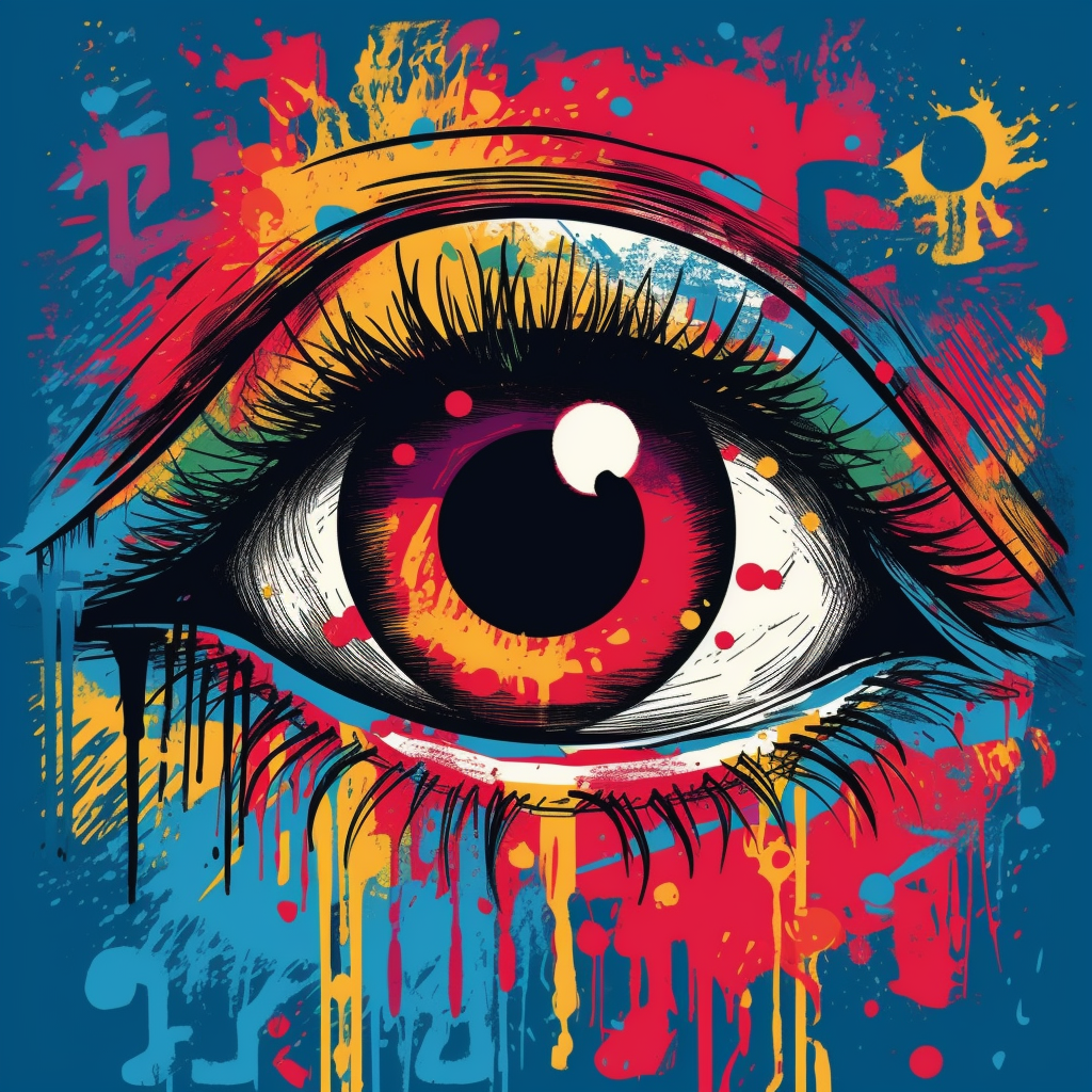 Graffiti Eye Diamond Art Kit