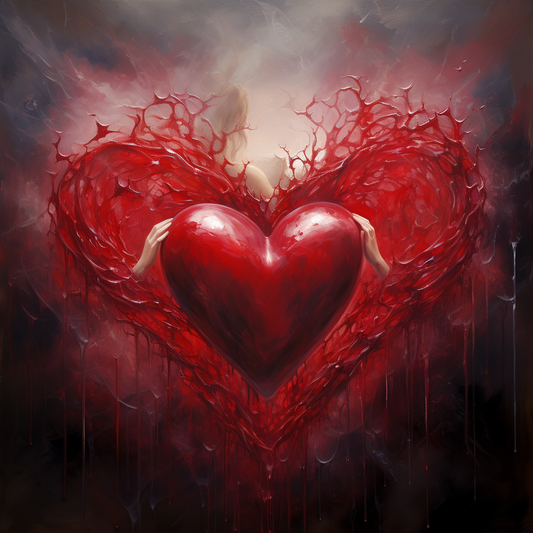 Two Hand Heart Diamond Art Kit