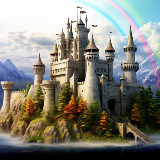 Pine Tree Castle Diamond Art Kit