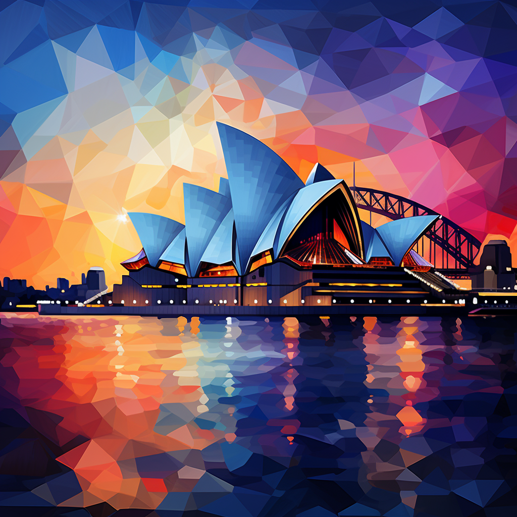 Abstract Sky Sydney Diamond Art Kit