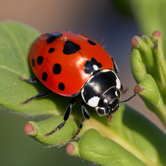 Close Up Ladybug Diamond Art Kit