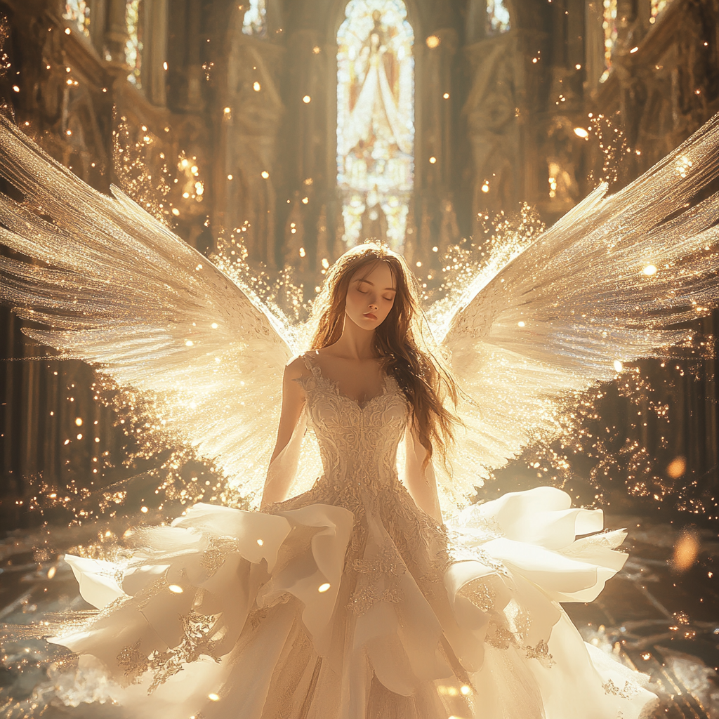 Sparkling Wing Angel Diamond Art Kit