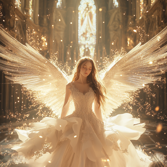 Sparkling Wing Angel Diamond Art Kit