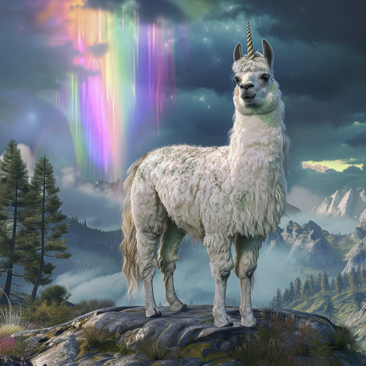 Unicorn Llama Diamond Art Kit