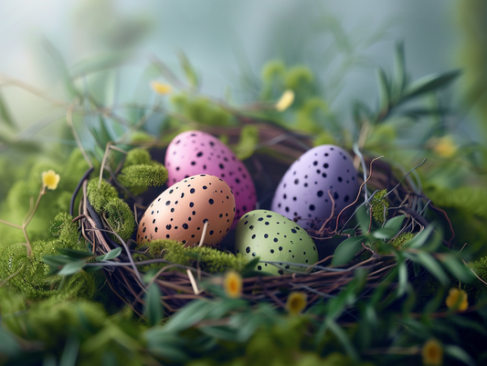 Four Spotted Eggs And Moss Diamond Art Kit