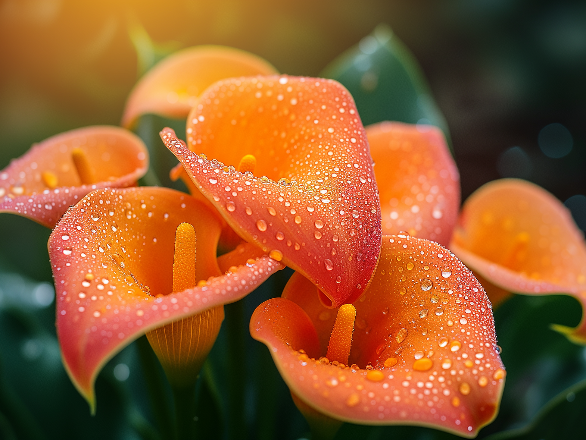 Orange Call A Lilies Diamond Art Kit